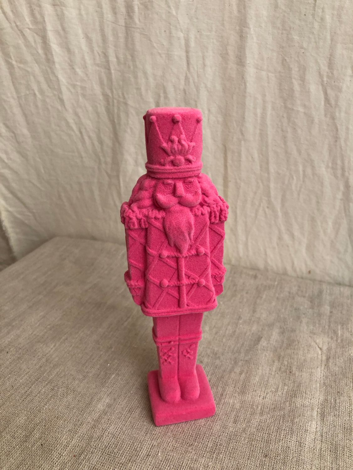 Velvet Nutcracker 7.5&quot; - Pink