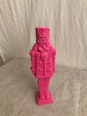 Velvet Nutcracker 7.5&quot; - Pink
