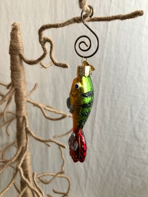 Fishing Lure Glass Ornament