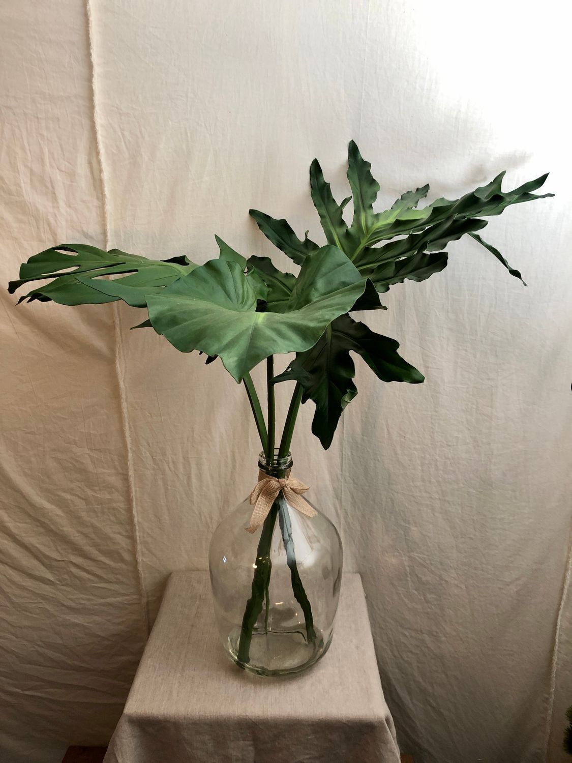 Tropical Leaf in Vase 32"