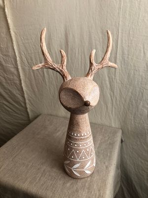 Beige Decorative Deer Lg