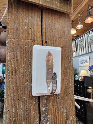 Metal Knife Wall Hook 3&quot;L x 5&quot;H