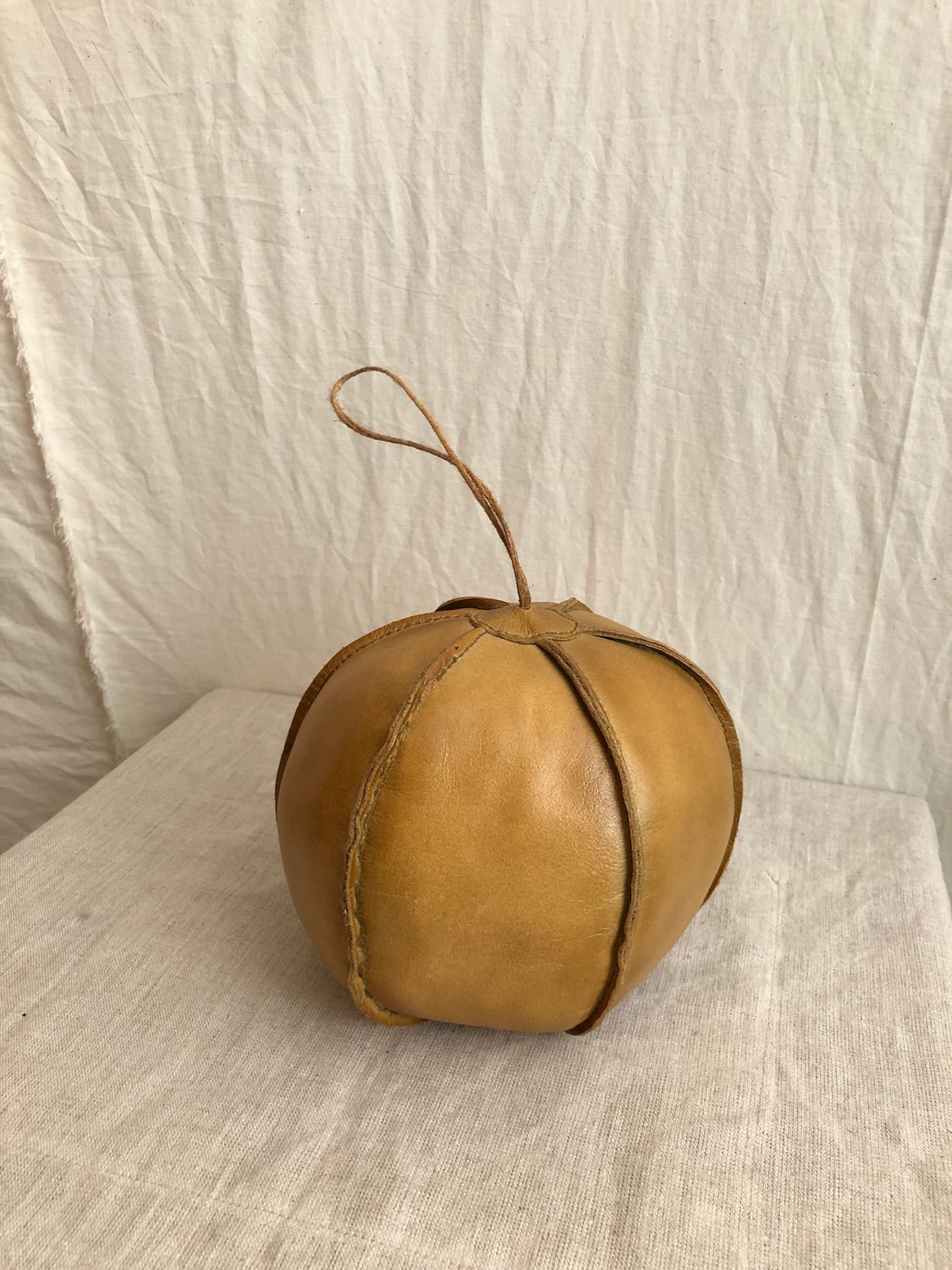 Leather Ball Christmas Ornament/Décor