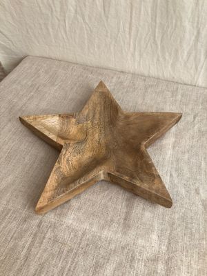 Mango Wood Star Tray Med