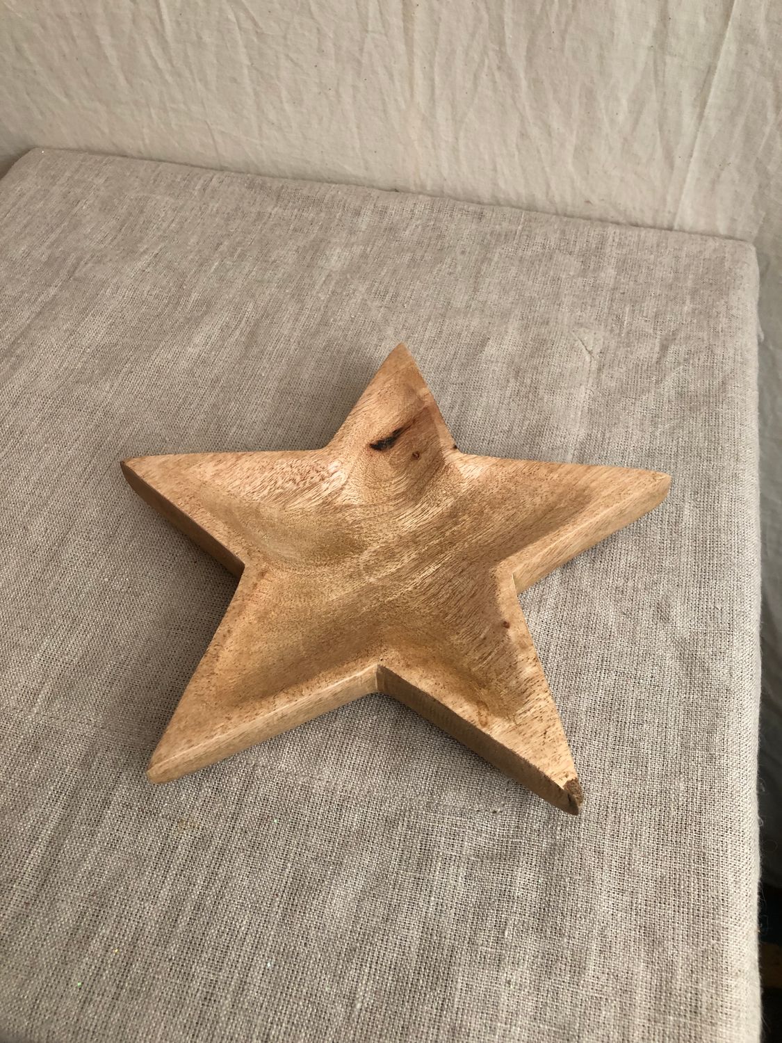 Mango Wood Star Tray Sm