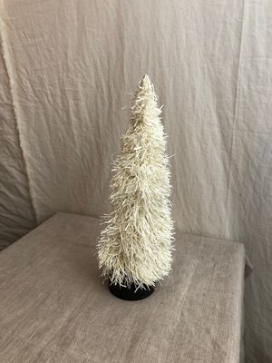 Natural Paper Frill Christmas Tree Med Natural Paper Frill Christmas Tree Med