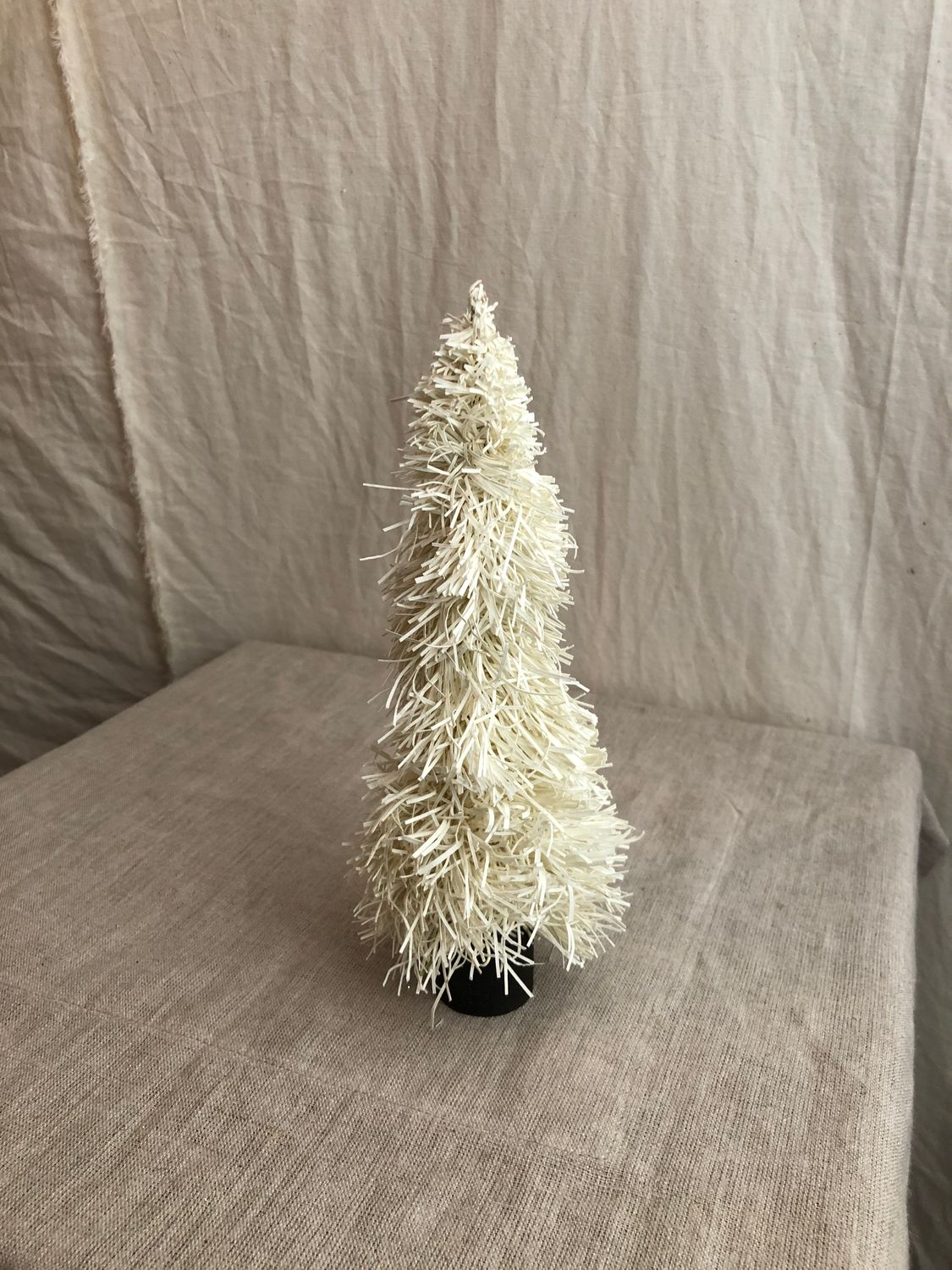 Natural Paper Frill Christmas Tree Sm Natural Paper Frill Christmas Tree Sm