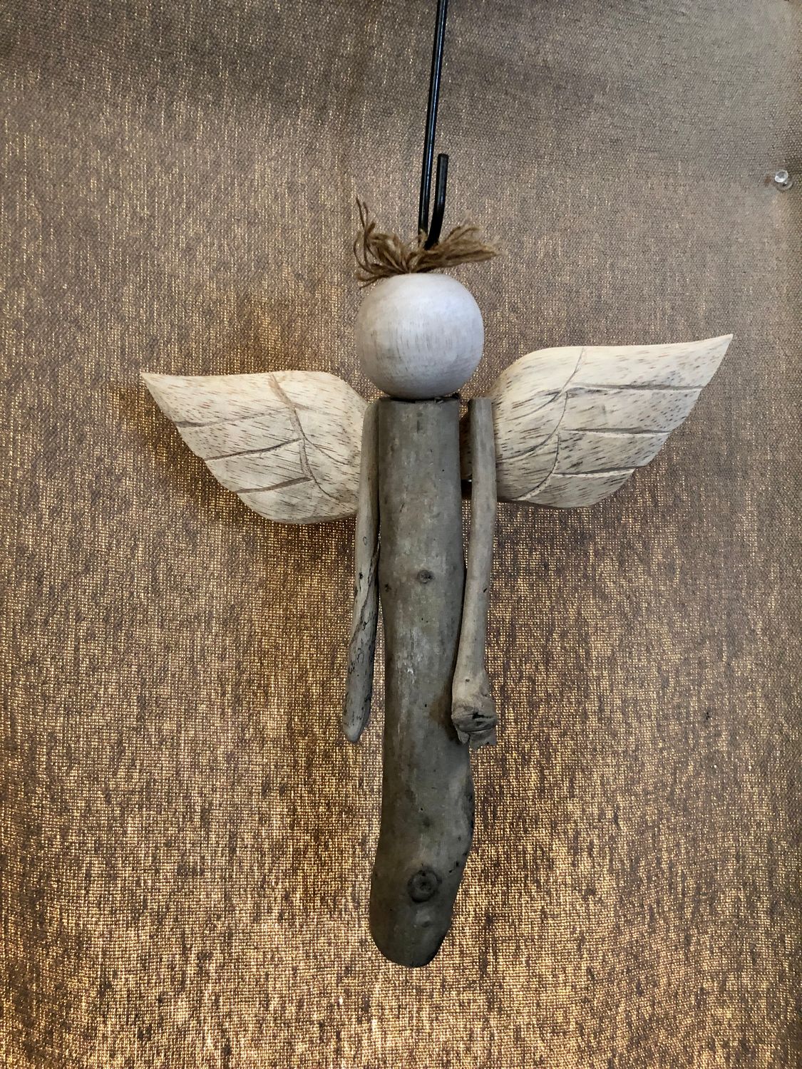 Driftwood Hanging Angel Lg