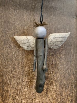 Driftwood Hanging Angel Lg