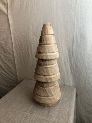 Turned Wood Christmas Tree Lg Turned Wood Christmas Tree Lg