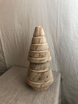 Turned Wood Christmas Tree Med Turned Wood Christmas Tree Med