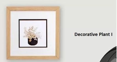 Decorative Plant I 12&quot; x 12&quot;T