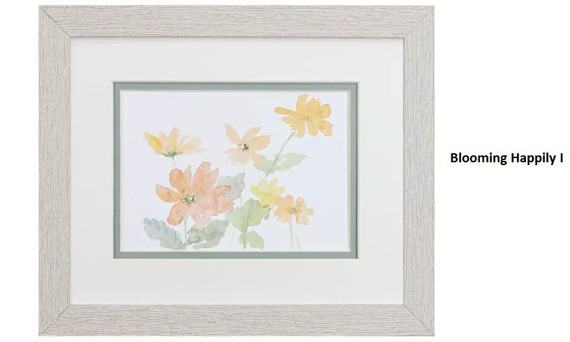 Blooming Happily I  11&quot; x 9&quot;T