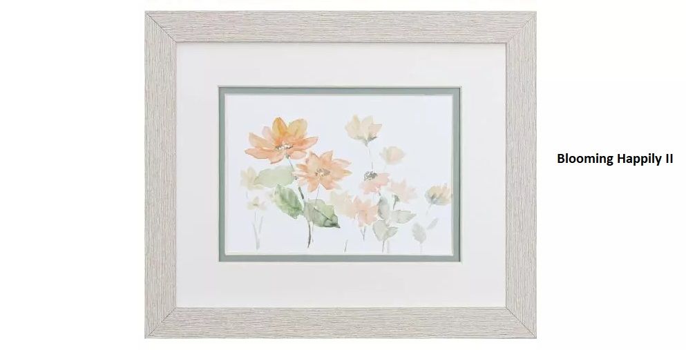 Blooming Happily II   11&quot; x 9&quot;T