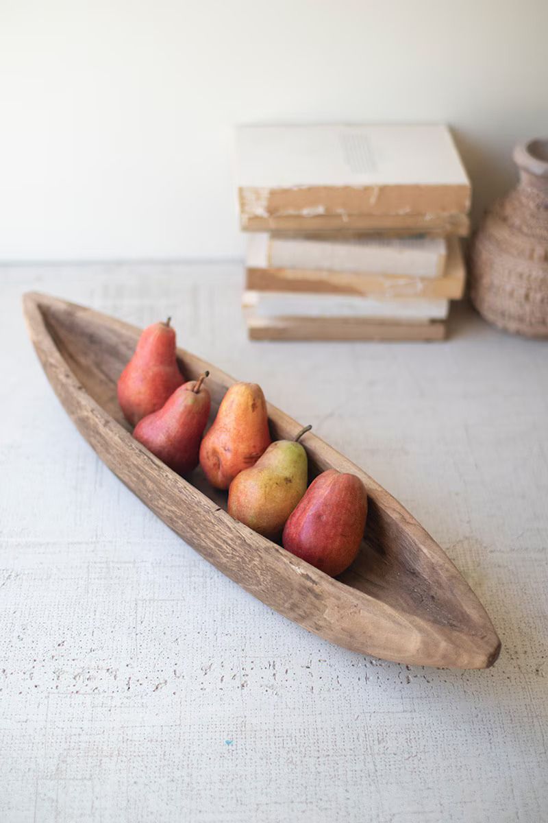 Recycled Teak Wood Vessel