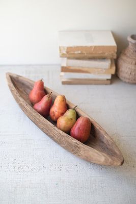 Recycled Teak Wood Vessel