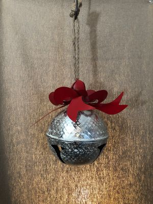 Metal Bell w/Jingle Bell - Silver
