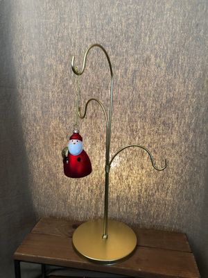 Gold Triple Ornament Stand