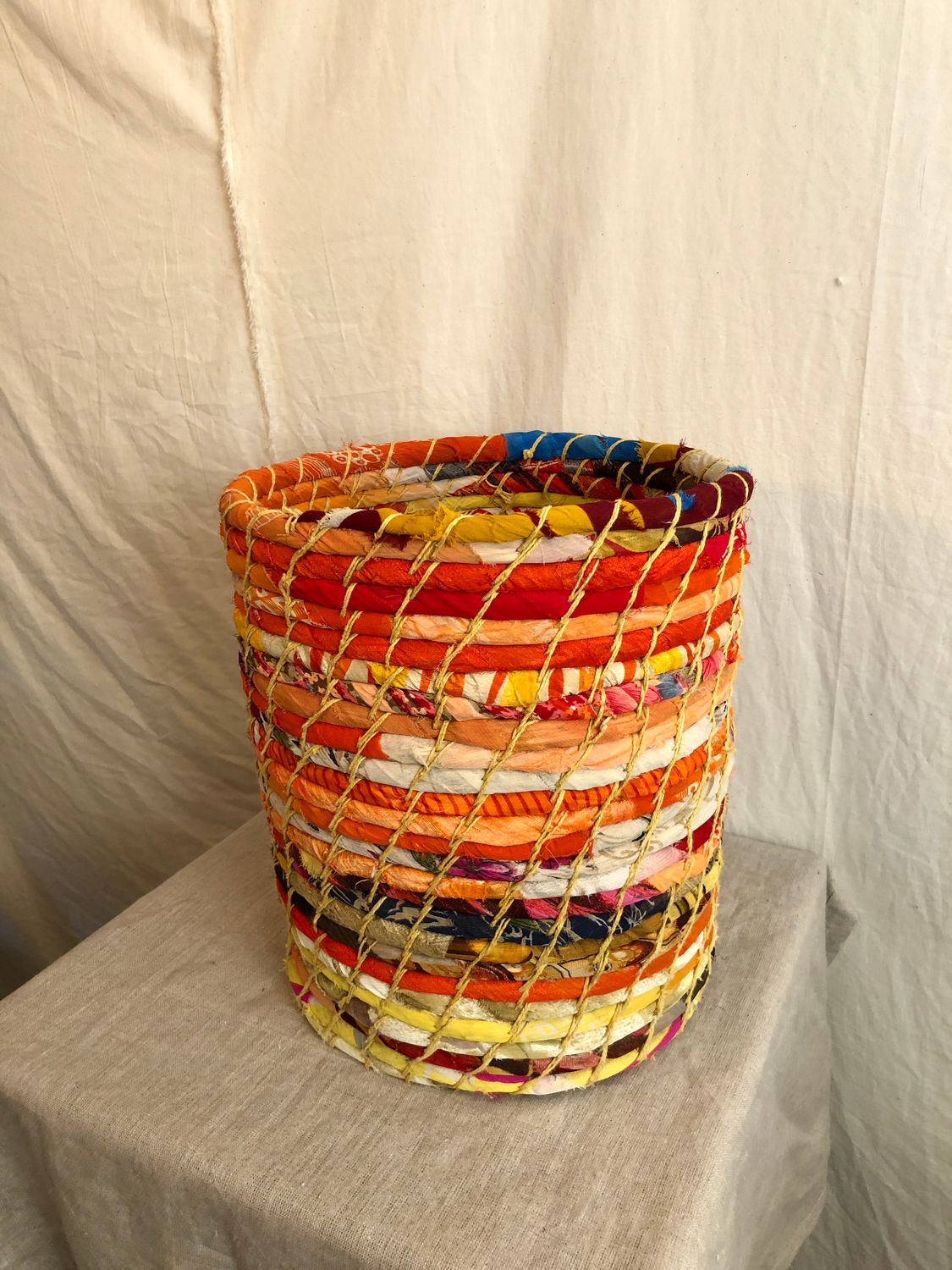 Recycled Kantha Hamper Sm