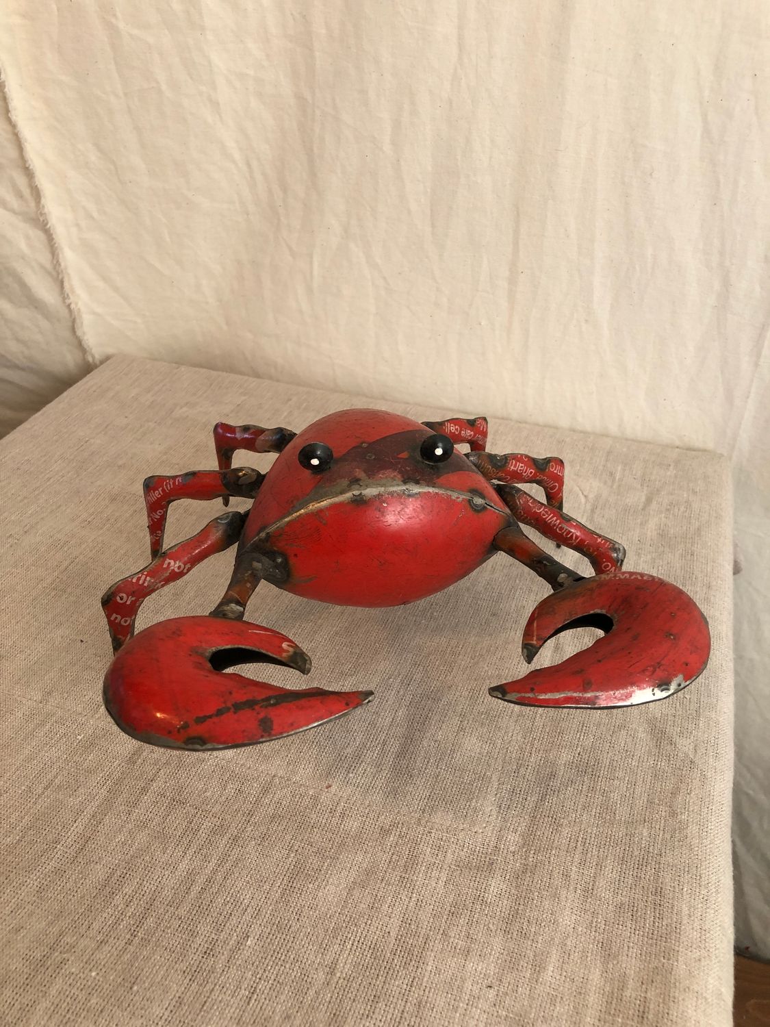 Recycled Iron Crab - Red