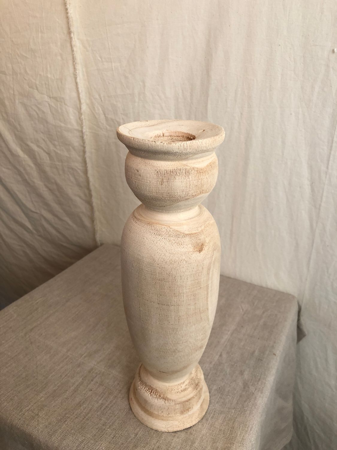 Turned Wooden Candle Holder I Turned Wooden Candle Holder I