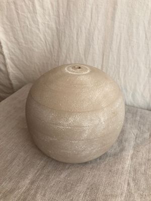 Grey-Wash Clay Sphere Sm