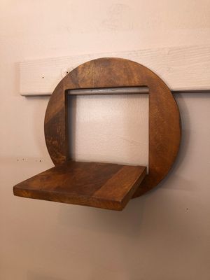 Folding Wall Shelf - Round