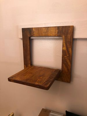 Folding Wall Shelf - Square