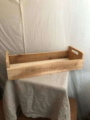 Rectangle Recycled Wood Garden Trug XL
