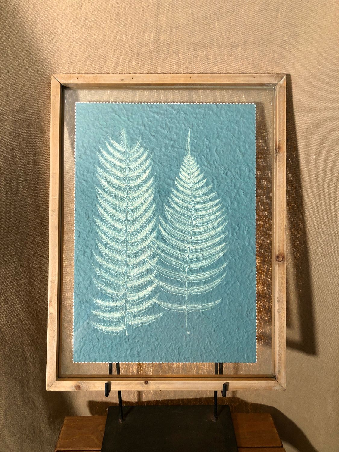 Fern Print Under Glass II