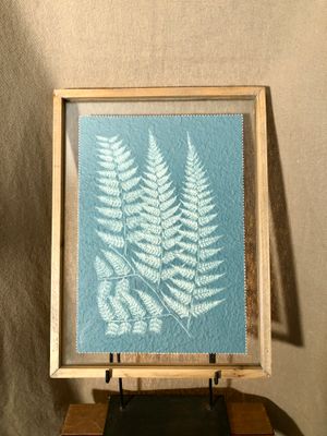 Fern Print Under Glass I