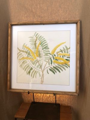 Flower Print Under Glass III