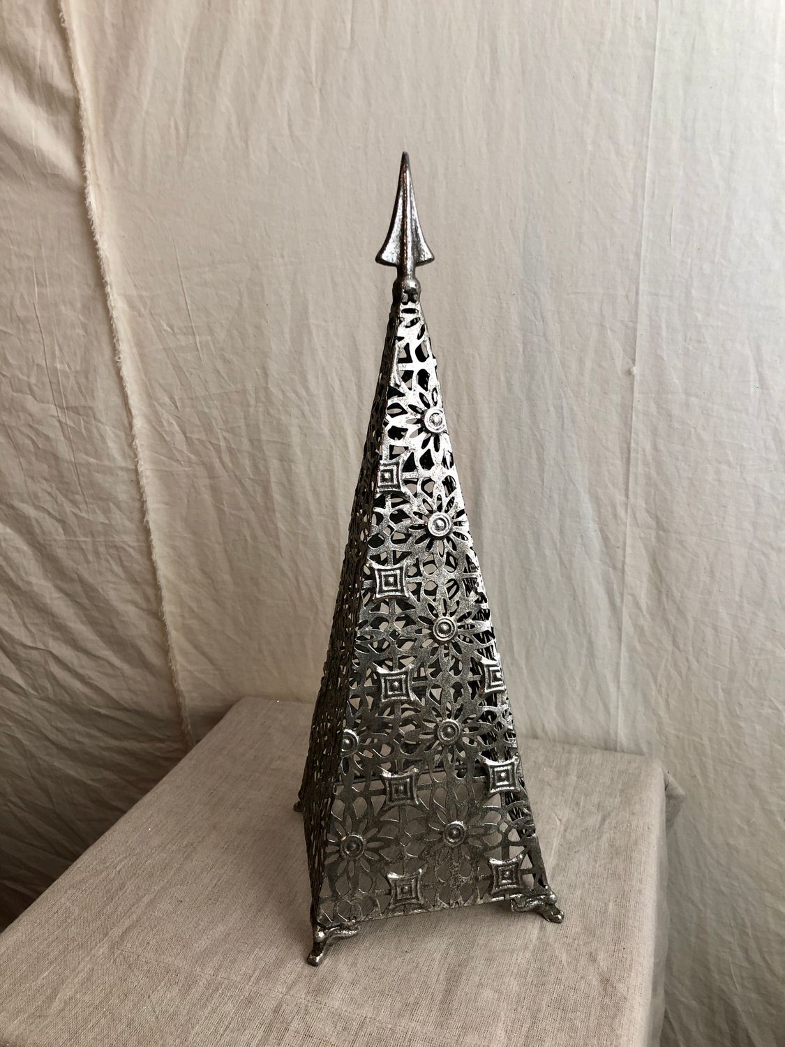 Antique Silver Metal Tree Sm