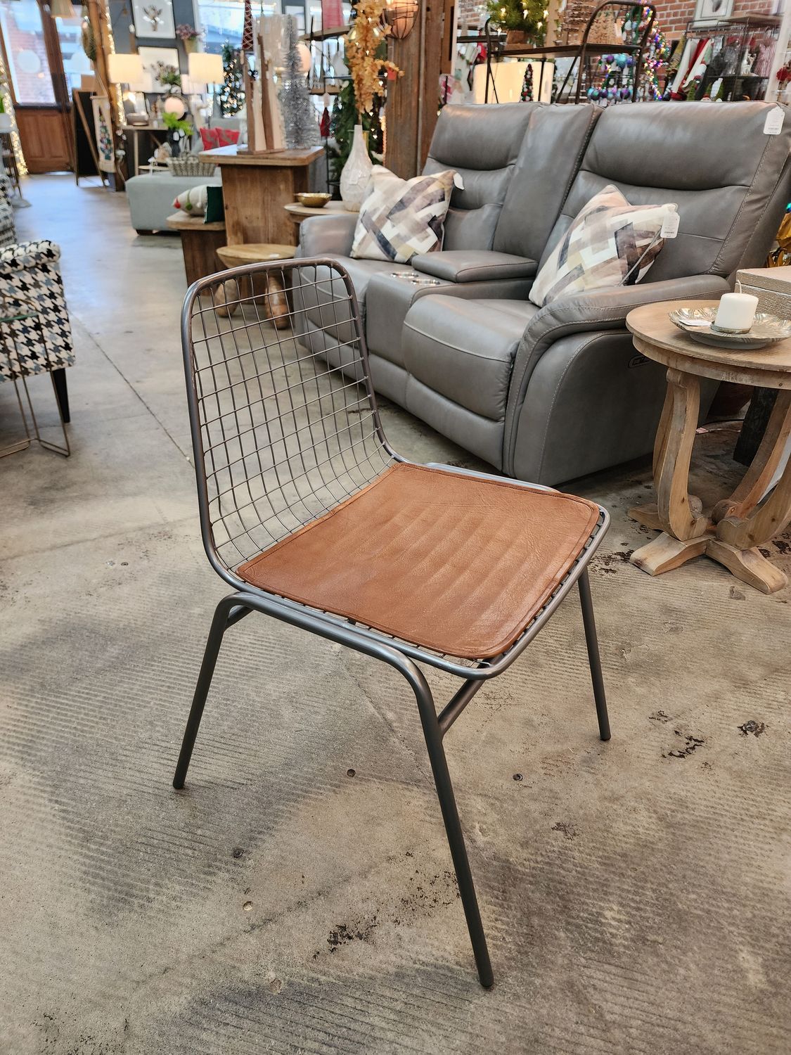 WYCK Chair w/B. Leather - Set 4