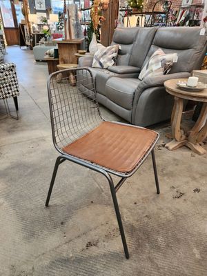 WYCK Chair w/B. Leather - Set 4