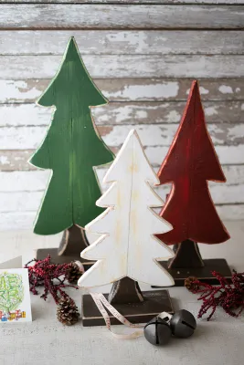 Painted Wooden Christmas Tree Sm White Painted Wooden Christmas Tree Sm White