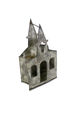 Recycled Metal Church Luminary