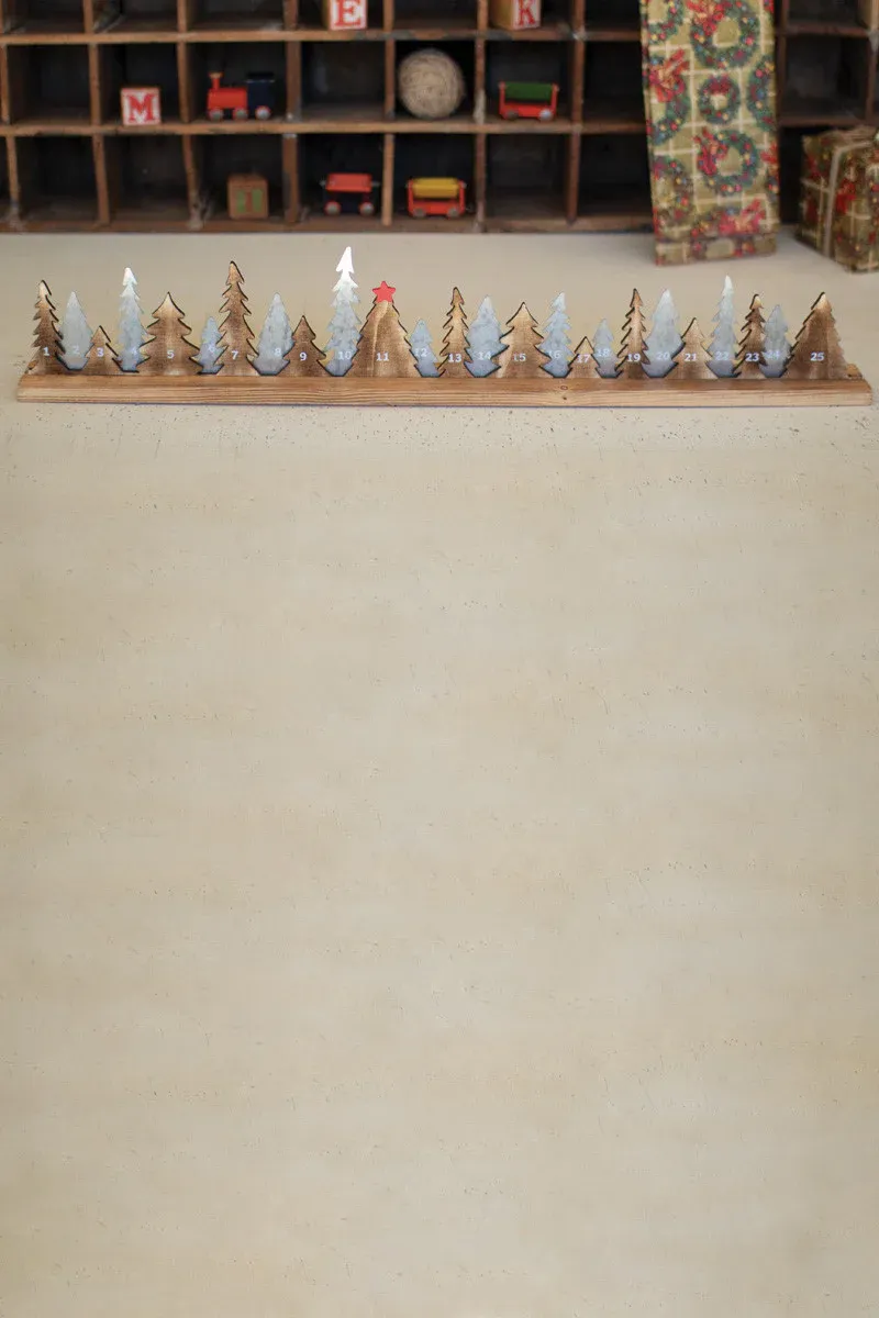 25 Christmas Tree Advent Calendar
