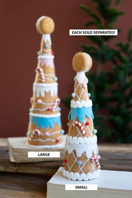 Felt Gingerbread Christmas Tree Sm
