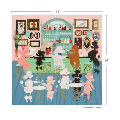Poodle Martini Lounge Puzzle - 1000 Piece