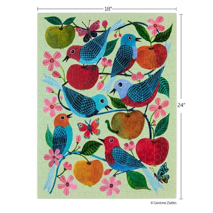 Apple Orchard Bird Puzzle - 500 Piece