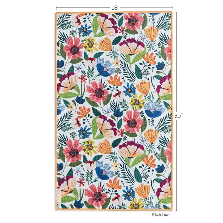 Microfiber Towel - Fields of Flowers