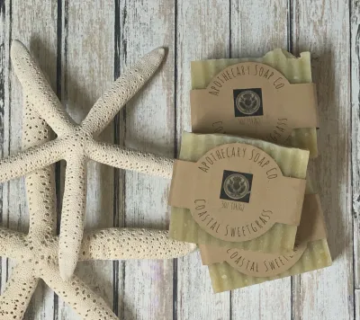 All-Natural Soap - Coastal Sweetgrass