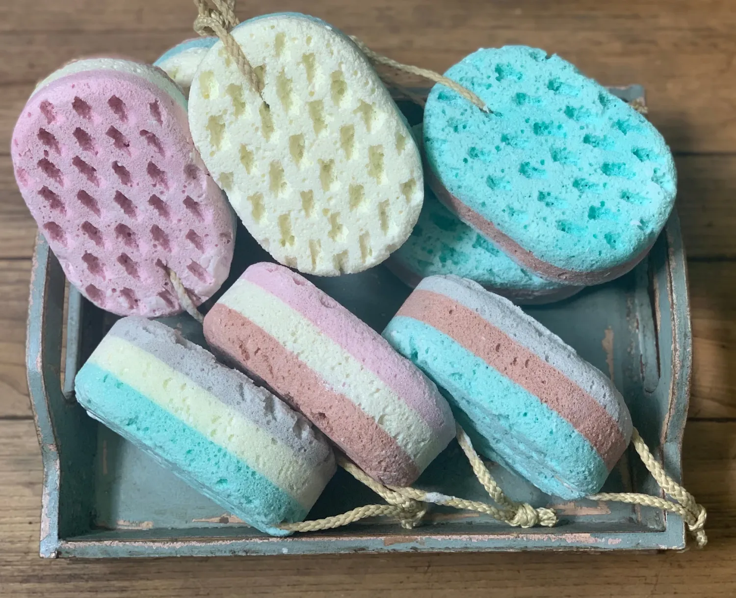 Soap Sponge - Bubbly Rose Soap Sponge - Bubbly Rose