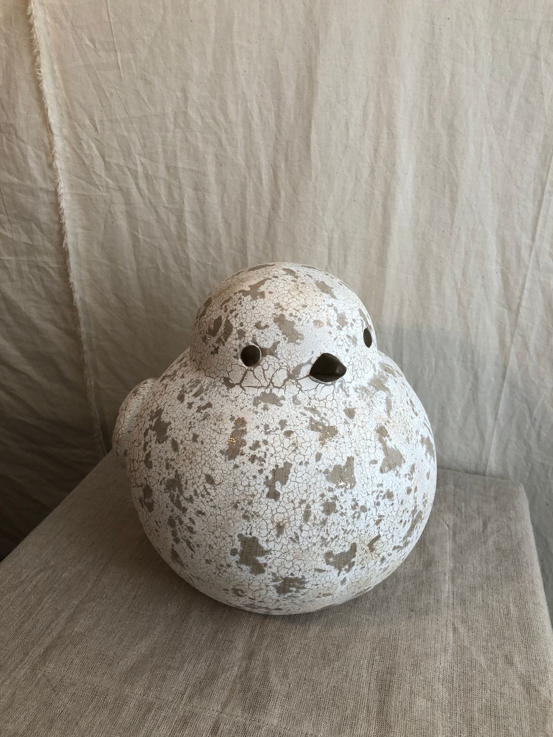 Antique Cream Bird 9.5" Antique Cream Bird 9.5"