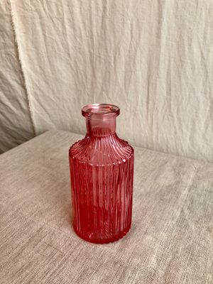 Mini Glass Vase 5.5&quot; Pink