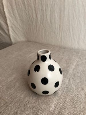 Black &amp; White Mini Vase I