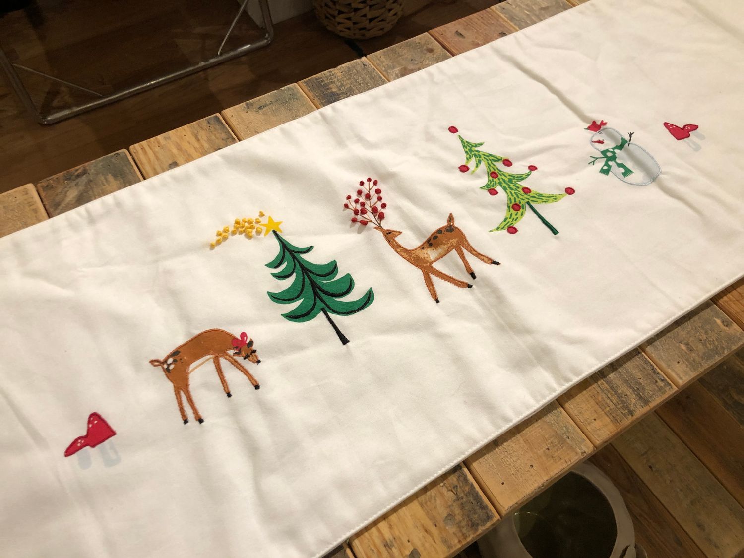 Whimsy Winter Table Runner 72&quot;
