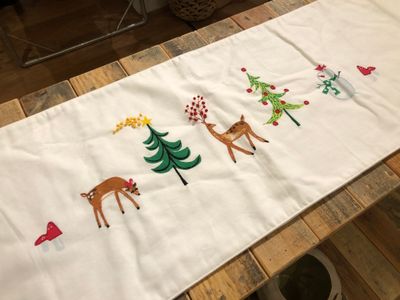 Whimsy Winter Table Runner 72&quot;