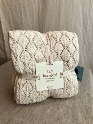 Handmade Baby Blanket - Crème